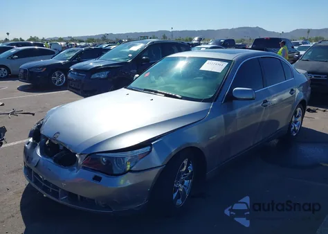 2007 BMW 530I z USA, uszkodzony, nr VIN WBANE73527CM46244